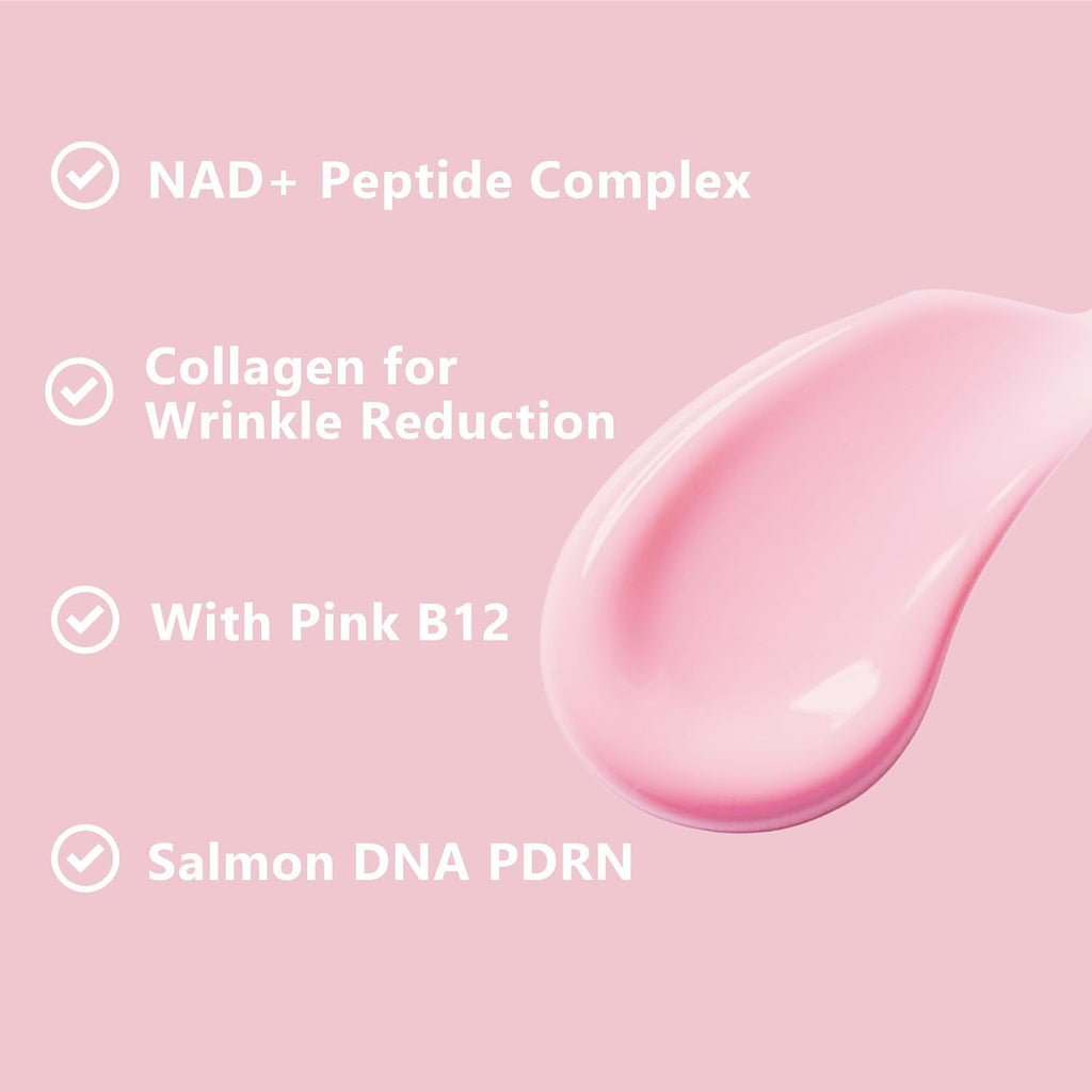 PDRN Eye Balm Stick 2 Pack, Collagen Multi Balm with Pink B12, Hydrating under Eye Care for Face, Neck & Smile Lines, 0.32 Oz Each