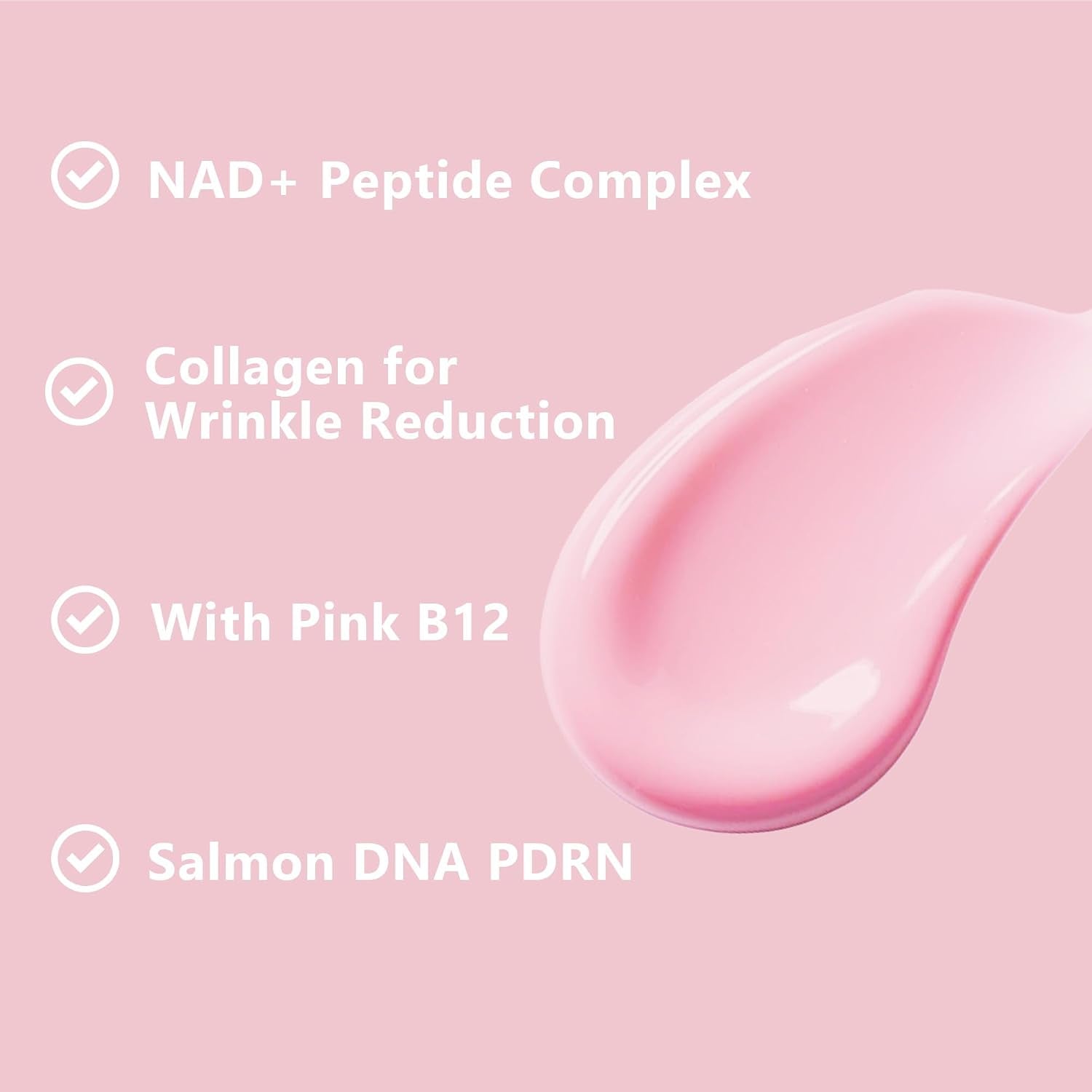 PDRN Eye Balm Stick 2 Pack, Collagen Multi Balm with Pink B12, Hydrating under Eye Care for Face, Neck & Smile Lines, 0.32 Oz Each